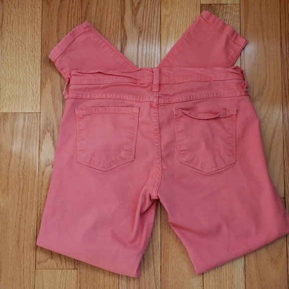 Flying Monkey Skinny Jeans in Coral - Picture 6 of 8